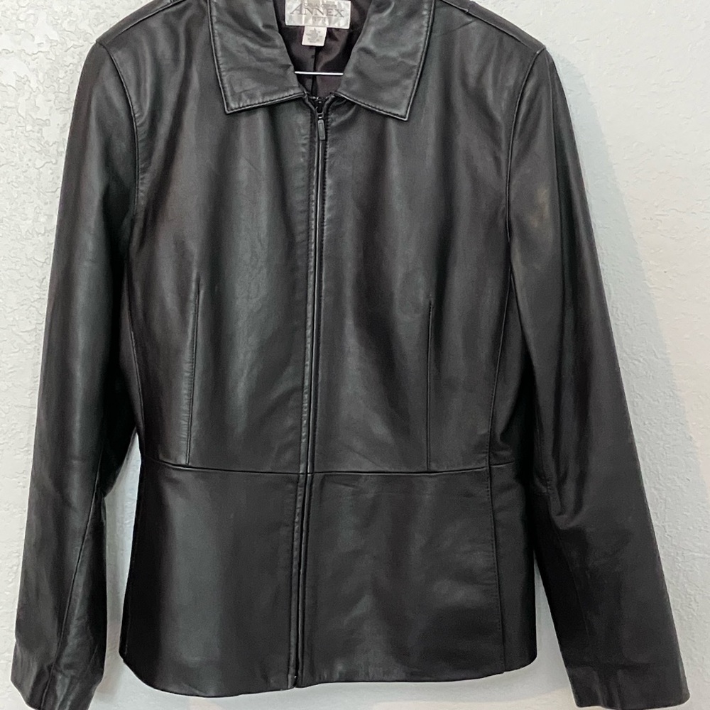 Women's Black Leather Jacket